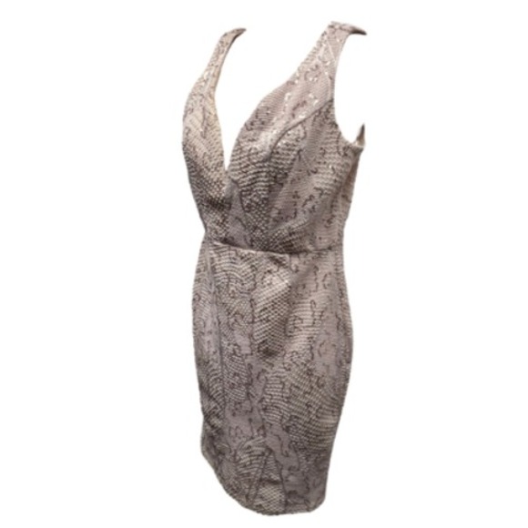 Bailey Blue Pink Abstract Sequin Crochet Overlay Mini Party Dress Women Size S - Picture 4 of 8